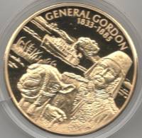 (2003) Монета Восточно-Карибские штаты 2003 год 2 доллара "Генерал Гордон"  Позолота Медь-Никель  PR